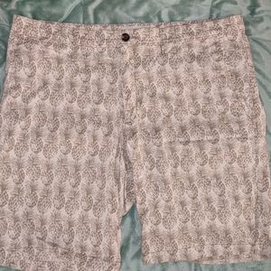 Flat front shorts